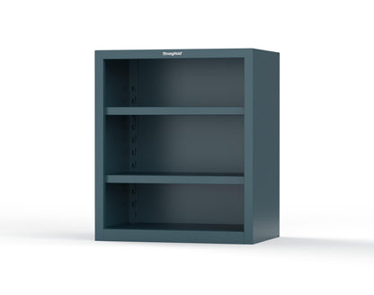 Heavy Duty 18 GA Counter-Height Closed Shelving Unit - 36 in. W x 24 in. D x 42 in. H - 33.6-CSU-242-P-5001