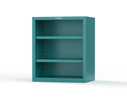 Heavy Duty 18 GA Counter-Height Closed Shelving Unit - 36 in. W x 24 in. D x 42 in. H - 33.6-CSU-242-P-5021