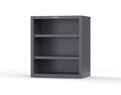 Heavy Duty 18 GA Counter-Height Closed Shelving Unit - 36 in. W x 24 in. D x 42 in. H - 33.6-CSU-242-P-7024