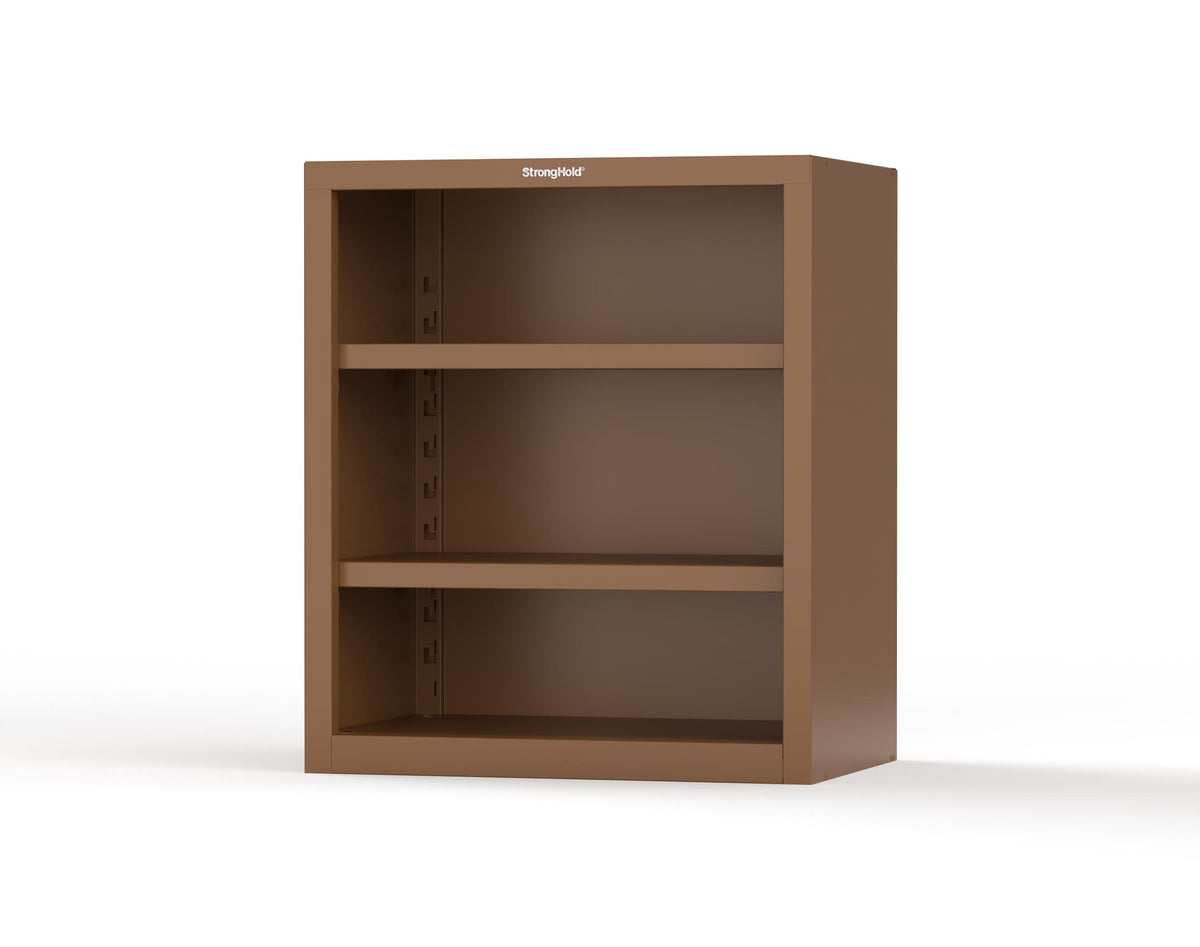 Heavy Duty 18 GA Counter-Height Closed Shelving Unit - 36 in. W x 24 in. D x 42 in. H - 33.6-CSU-242-P-8025