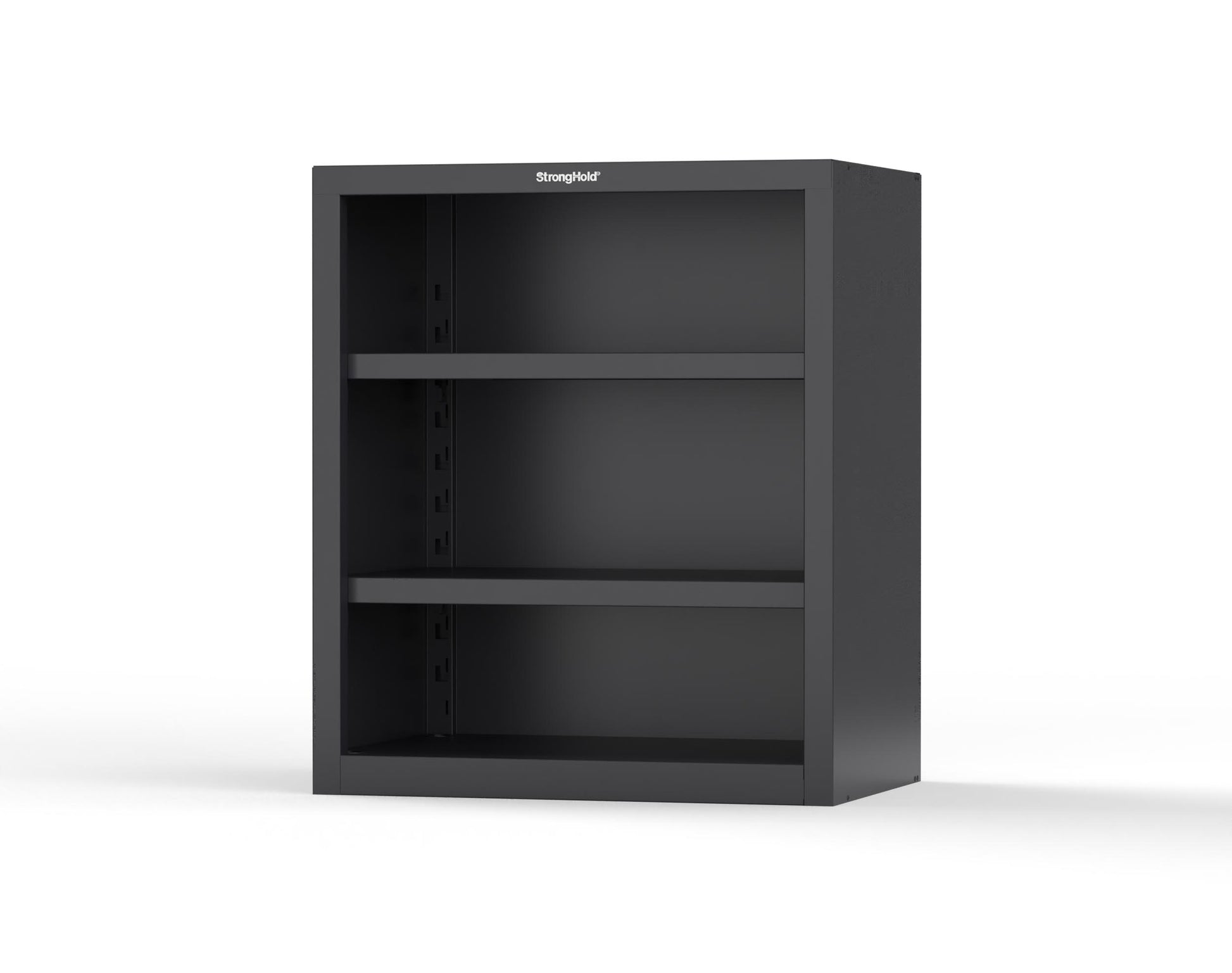 Heavy Duty 18 GA Counter-Height Closed Shelving Unit - 36 in. W x 24 in. D x 42 in. H - 33.6-CSU-242-P-9005