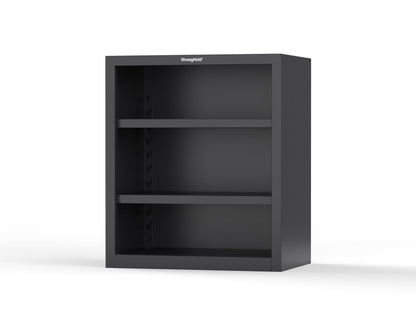 Heavy Duty 18 GA Counter-Height Closed Shelving Unit - 36 in. W x 24 in. D x 42 in. H - 33.6-CSU-242-P-9005