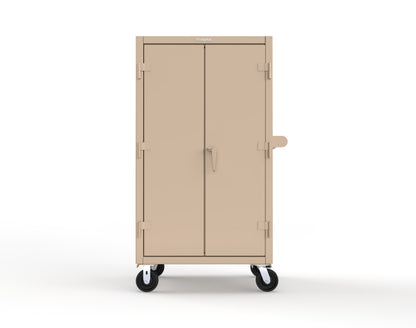 Extreme Duty 12 GA Mobile Rigging Cabinet with 7 Half-Width Drawers, 2 Shelves - 36 in. W x 24 in. D x 68 in. H - 35-242-7/5DB-CA-1019