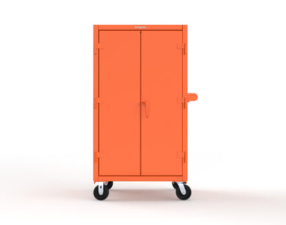 Extreme Duty 12 GA Mobile Rigging Cabinet with 7 Half-Width Drawers, 2 Shelves - 36 in. W x 24 in. D x 68 in. H - 35-242-7/5DB-CA-2009