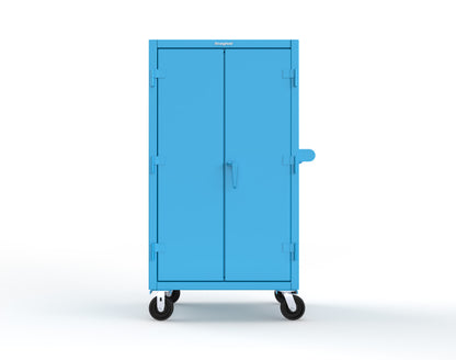 Extreme Duty 12 GA Mobile Rigging Cabinet with 7 Half-Width Drawers, 2 Shelves - 36 in. W x 24 in. D x 68 in. H - 35-242-7/5DB-CA-5012