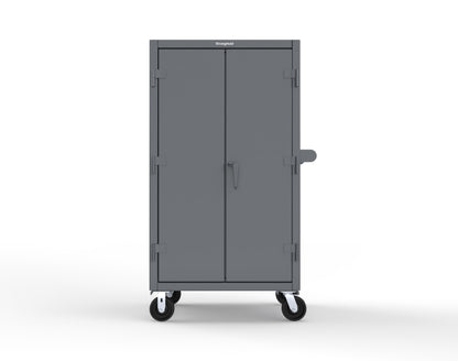 Extreme Duty 12 GA Mobile Rigging Cabinet with 7 Half-Width Drawers, 2 Shelves - 36 in. W x 24 in. D x 68 in. H - 35-242-7/5DB-CA-7024