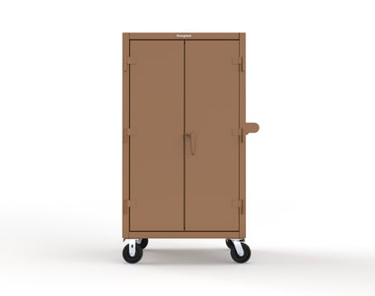 Extreme Duty 12 GA Mobile Rigging Cabinet with 7 Half-Width Drawers, 2 Shelves - 36 in. W x 24 in. D x 68 in. H - 35-242-7/5DB-CA-8008