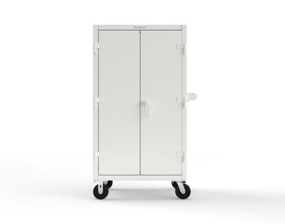 Extreme Duty 12 GA Mobile Rigging Cabinet with 7 Half-Width Drawers, 2 Shelves - 36 in. W x 24 in. D x 68 in. H - 35-242-7/5DB-CA-9003