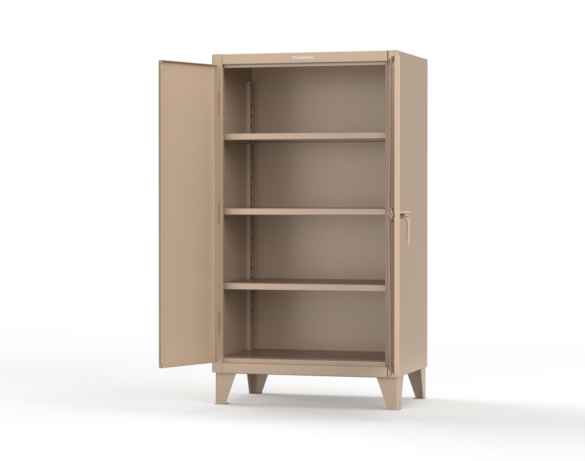 Extreme Duty 12 GA Cabinet with 3 Shelves - 36 In. W x 24 In. D x 66 In. H - 35-243-1019
