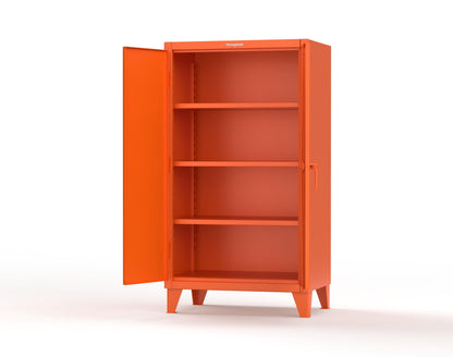 Extreme Duty 12 GA Cabinet with 3 Shelves - 36 In. W x 24 In. D x 66 In. H - 35-243-2009