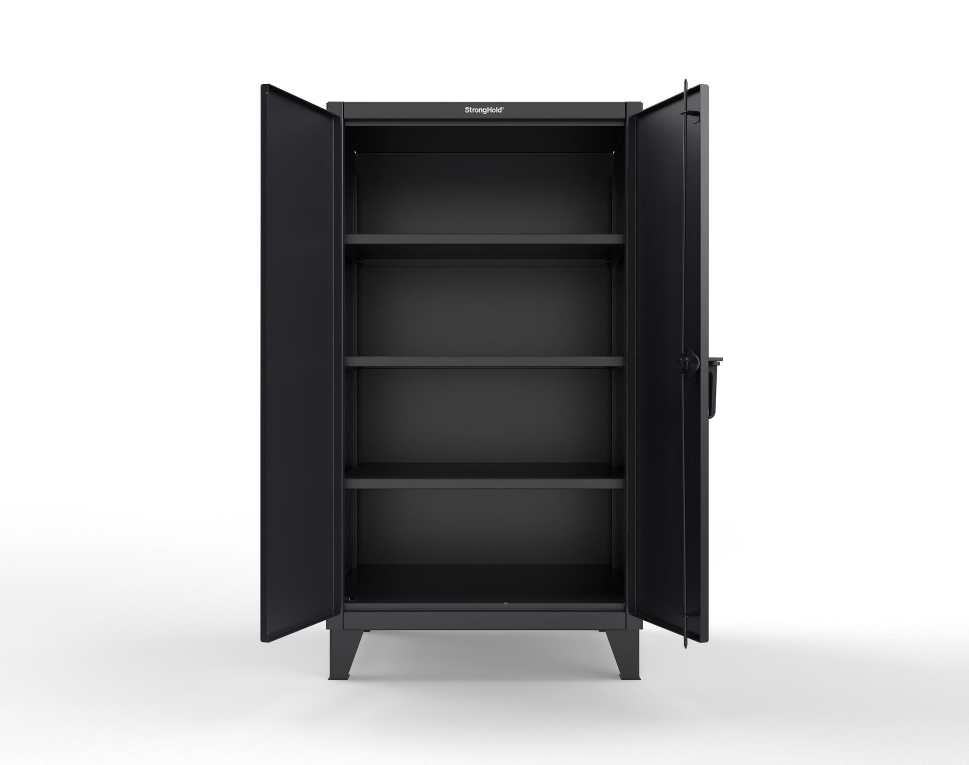 Extreme Duty 12 GA Cabinet with 3 Deep Shelves - 36 In. W x 30 In. D x 66 In. H - 35-303-9005