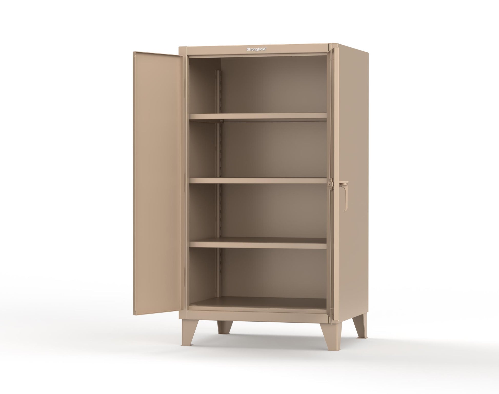 Extreme Duty 12 GA Cabinet with 3 Deep Shelves - 36 In. W x 30 In. D x 66 In. H - 35-303-1019