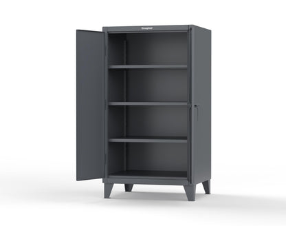 Extreme Duty 12 GA Cabinet with 3 Deep Shelves - 36 In. W x 30 In. D x 66 In. H - 35-303-7024