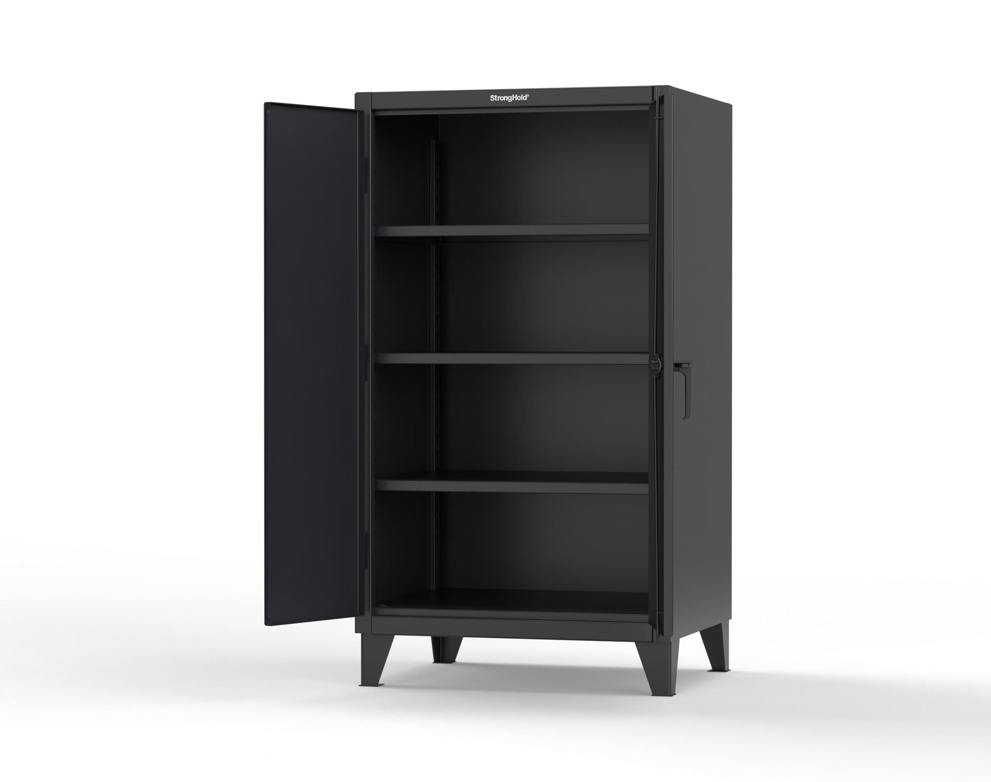 Extreme Duty 12 GA Cabinet with 3 Deep Shelves - 36 In. W x 30 In. D x 66 In. H - 35-303-9005
