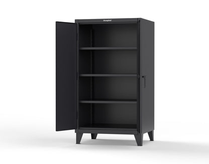 Extreme Duty 12 GA Cabinet with 3 Deep Shelves - 36 In. W x 30 In. D x 66 In. H - 35-303-9005