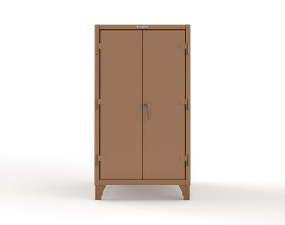 Extreme Duty 12 GA Cabinet with 3 Extra Deep Shelves - 36 In. W x 36 In. D x 66 In. H - 35-363-8008