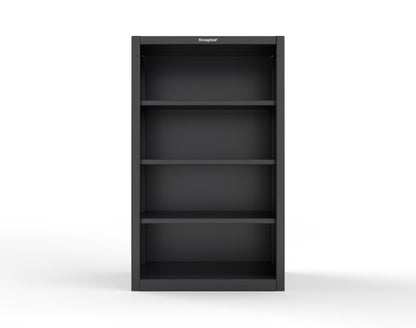 Extreme Duty 12 GA Closed Shelving Unit with 3 Shelves - 36 In. W x 24 In. D x 60 In. H - 35-CSU-243-9005