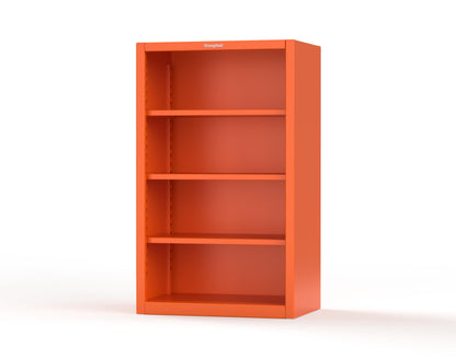 Extreme Duty 12 GA Closed Shelving Unit with 3 Shelves - 36 In. W x 24 In. D x 60 In. H - 35-CSU-243-2009