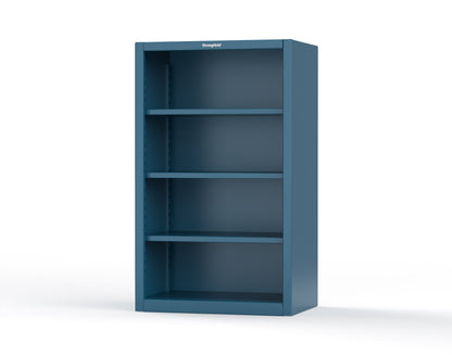 Extreme Duty 12 GA Closed Shelving Unit with 3 Shelves - 36 In. W x 24 In. D x 60 In. H - 35-CSU-243-5010
