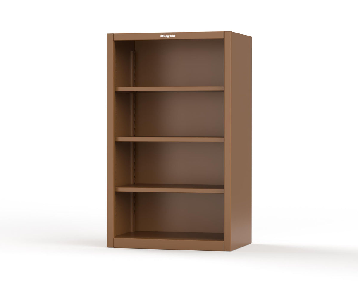 Extreme Duty 12 GA Closed Shelving Unit with 3 Shelves - 36 In. W x 24 In. D x 60 In. H - 35-CSU-243-8025