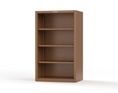Extreme Duty 12 GA Closed Shelving Unit with 3 Shelves - 36 In. W x 24 In. D x 60 In. H - 35-CSU-243-8025