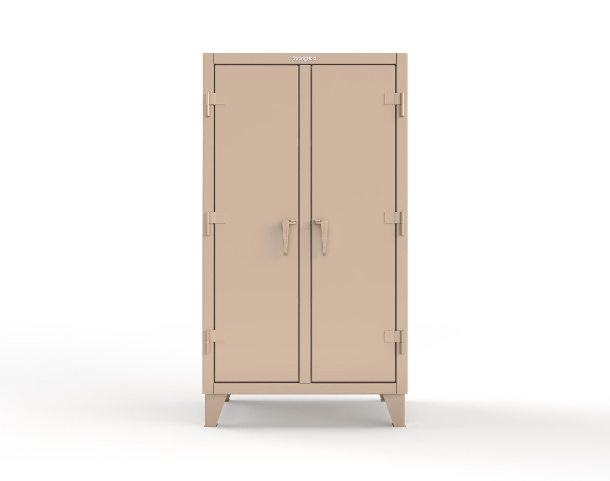 Extreme Duty 12 GA Double Shift Cabinet with 6 Shelves - 36 In. W x 24 In. D x 66 In. H - 35-DS-246-1019