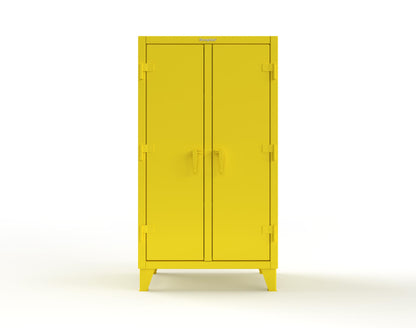 Extreme Duty 12 GA Double Shift Cabinet with 6 Shelves - 36 In. W x 24 In. D x 66 In. H - 35-DS-246-1021