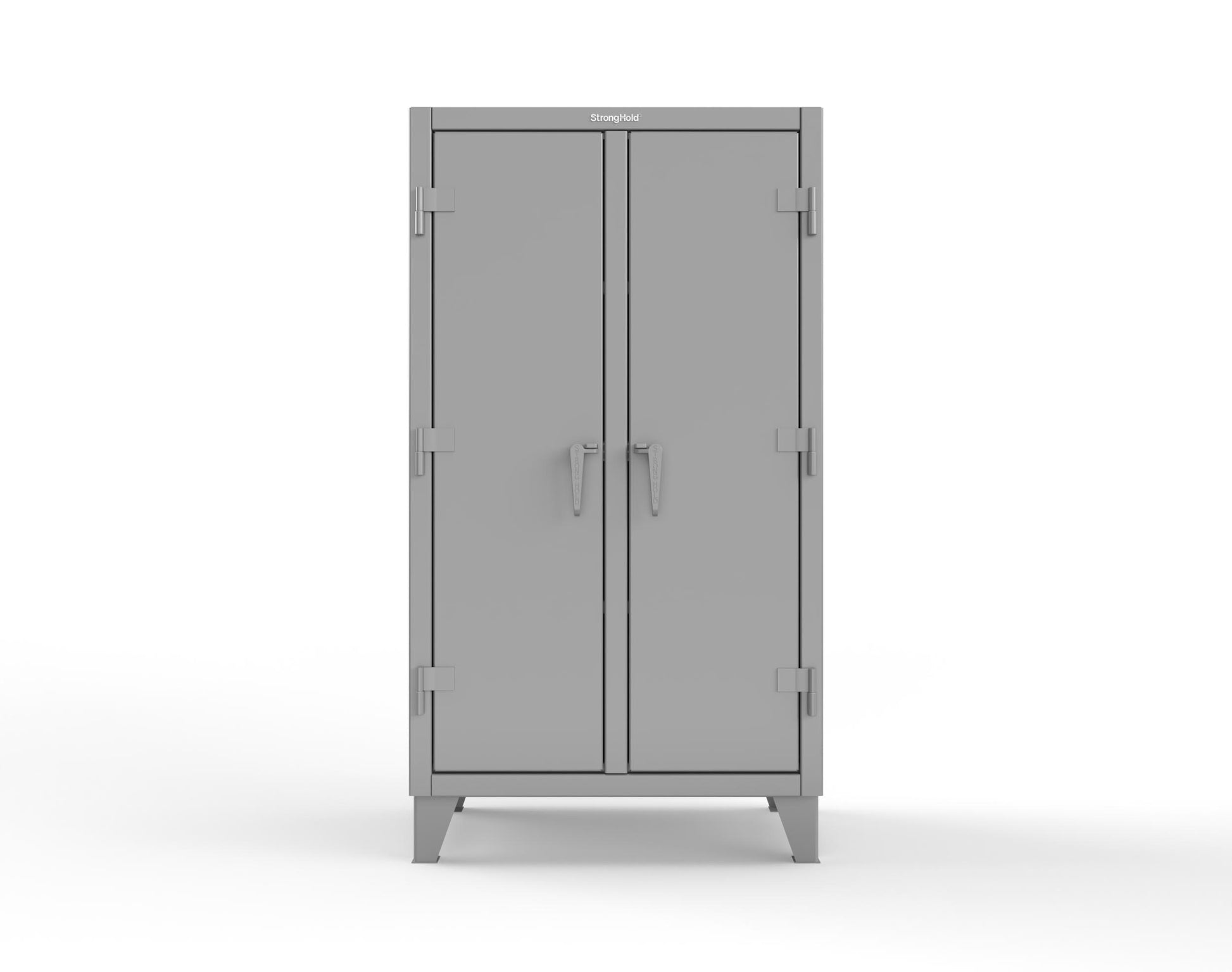 Extreme Duty 12 GA Double Shift Cabinet with 6 Shelves - 36 In. W x 24 In. D x 66 In. H - 35-DS-246-7037