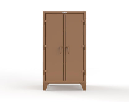 Extreme Duty 12 GA Double Shift Cabinet with 6 Shelves - 36 In. W x 24 In. D x 66 In. H - 35-DS-246-8008