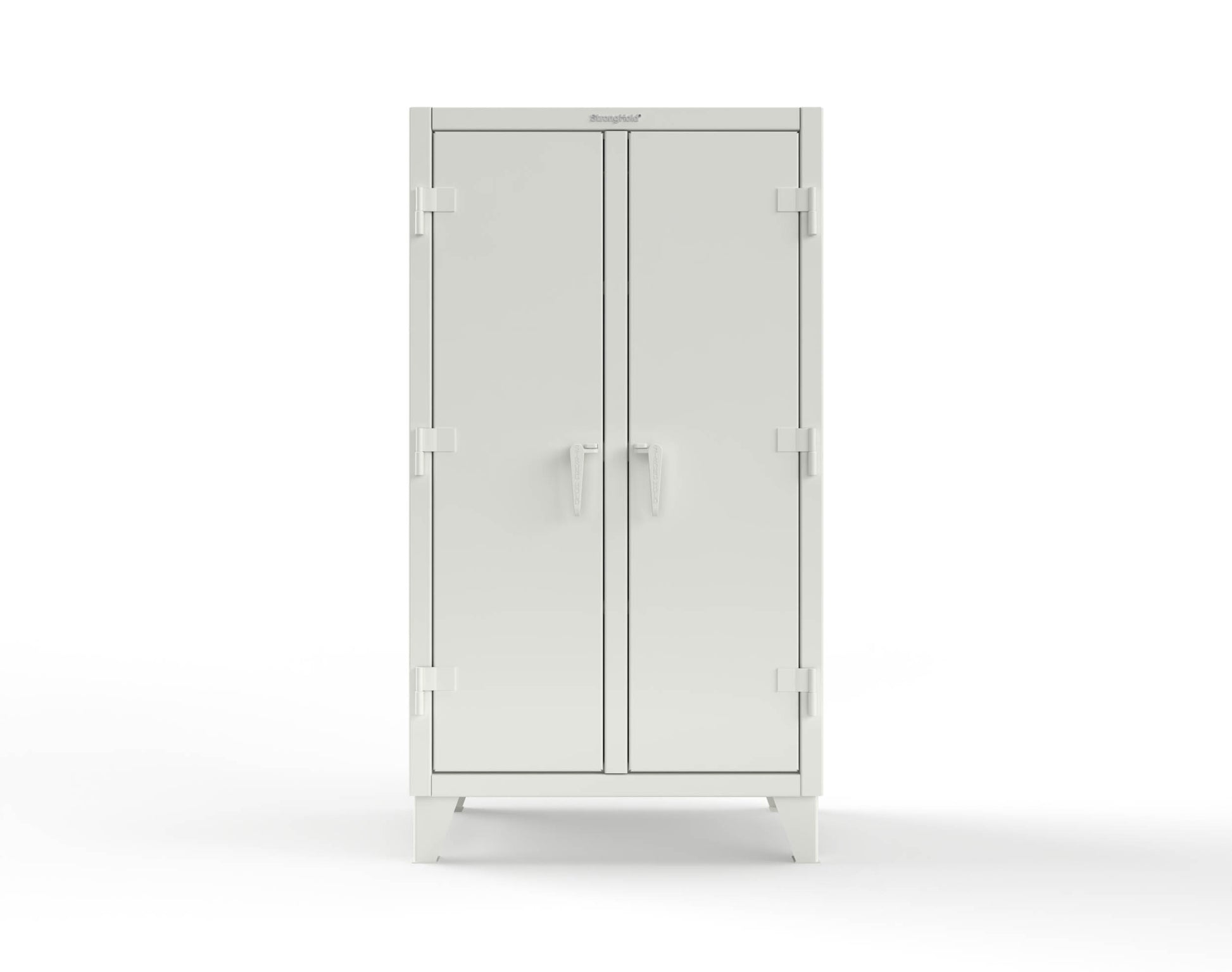 Extreme Duty 12 GA Double Shift Cabinet with 6 Shelves - 36 In. W x 24 In. D x 66 In. H - 35-DS-246-9003