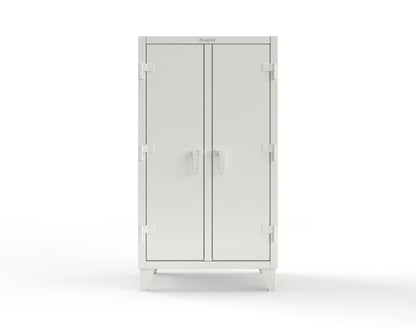 Extreme Duty 12 GA Double Shift Cabinet with 6 Shelves - 36 In. W x 24 In. D x 66 In. H - 35-DS-246-9003