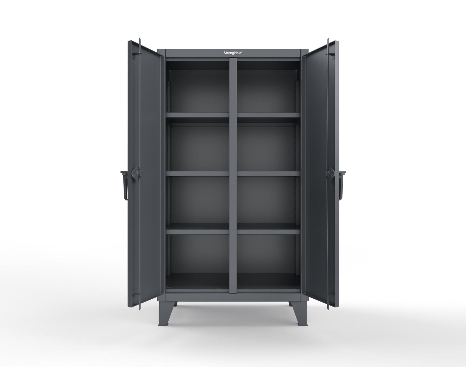 Extreme Duty 12 GA Double Shift Cabinet with 6 Shelves - 36 In. W x 24 In. D x 66 In. H - 35-DS-246-7024