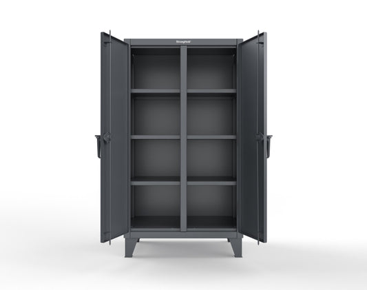 Extreme Duty 12 GA Double Shift Cabinet with 6 Shelves - 36 In. W x 24 In. D x 66 In. H - 35-DS-246-7024