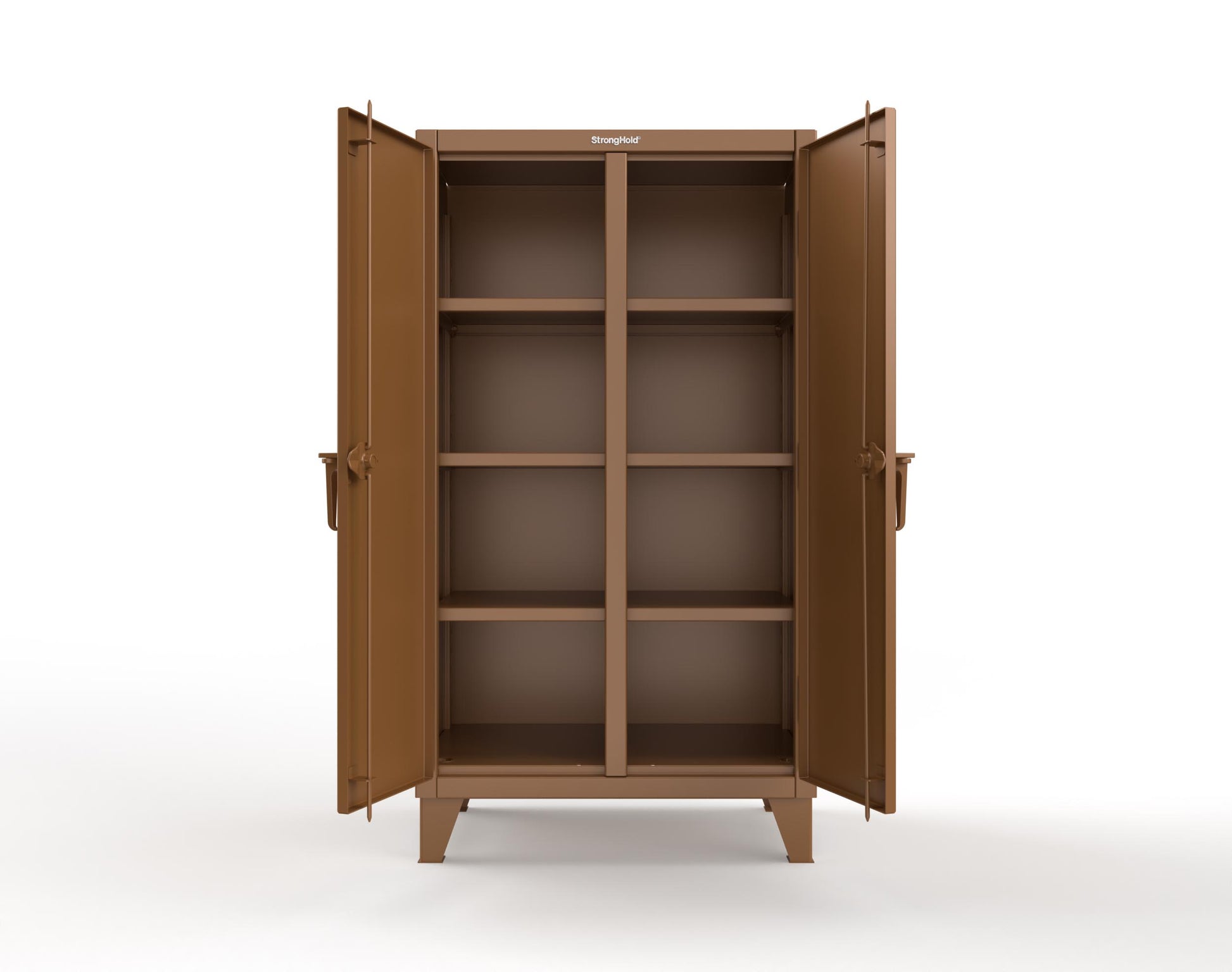 Extreme Duty 12 GA Double Shift Cabinet with 6 Shelves - 36 In. W x 24 In. D x 66 In. H - 35-DS-246-8008