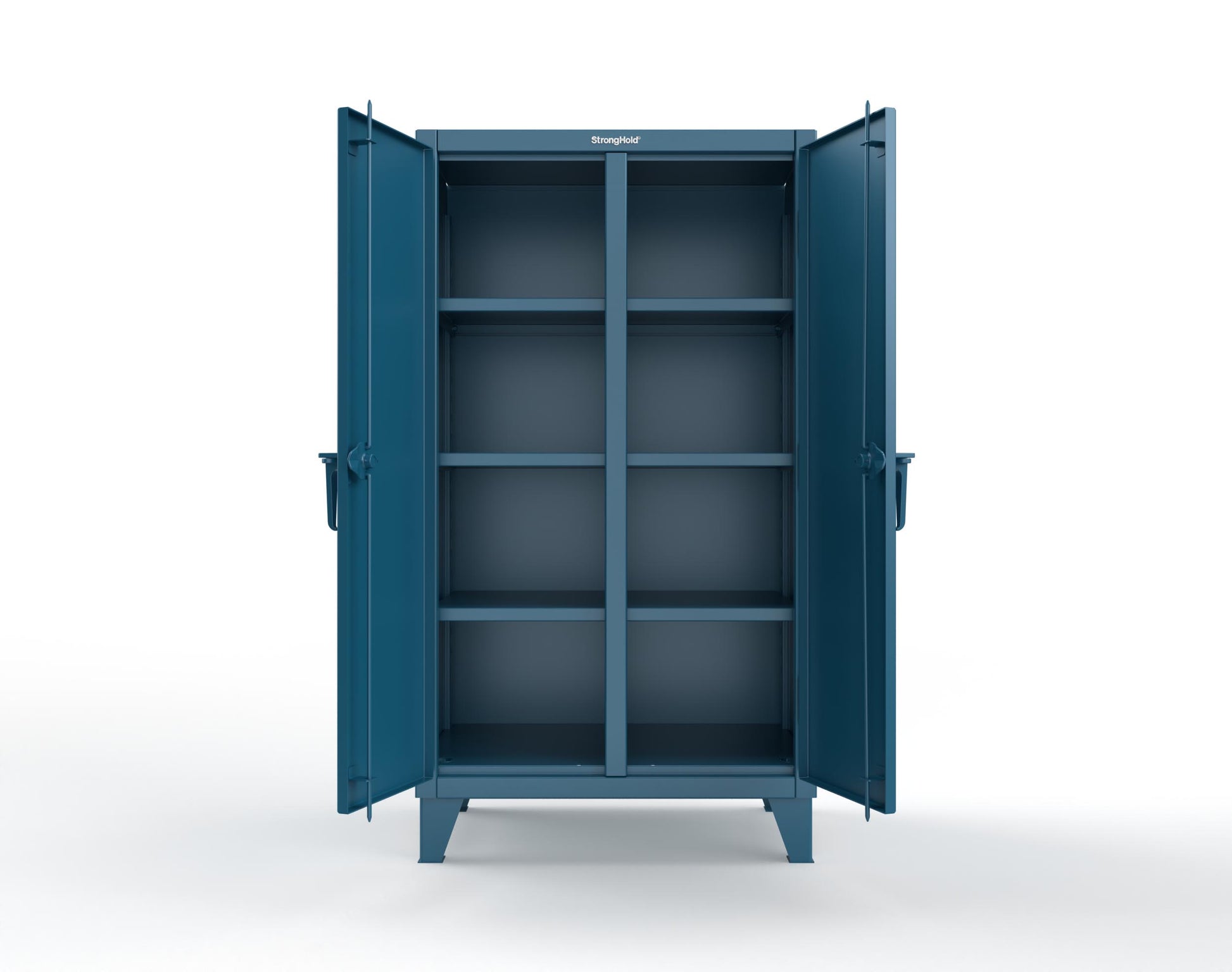 Extreme Duty 12 GA Double Shift Cabinet with 6 Shelves - 36 In. W x 24 In. D x 66 In. H - 35-DS-246-5001