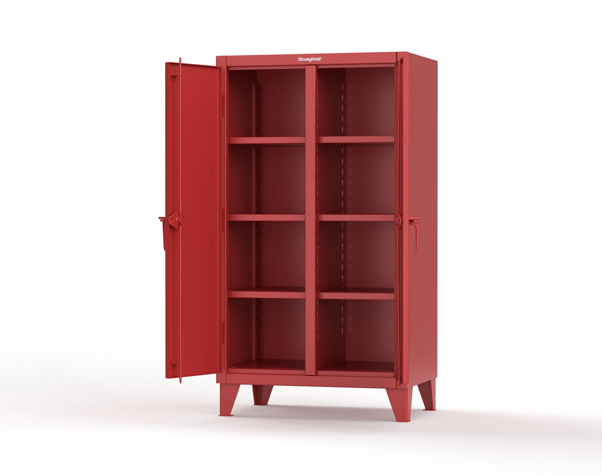 Extreme Duty 12 GA Double Shift Cabinet with 6 Shelves - 36 In. W x 24 In. D x 66 In. H - 35-DS-246-3001