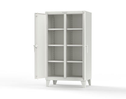 Extreme Duty 12 GA Double Shift Cabinet with 6 Shelves - 36 In. W x 24 In. D x 66 In. H - 35-DS-246-9003