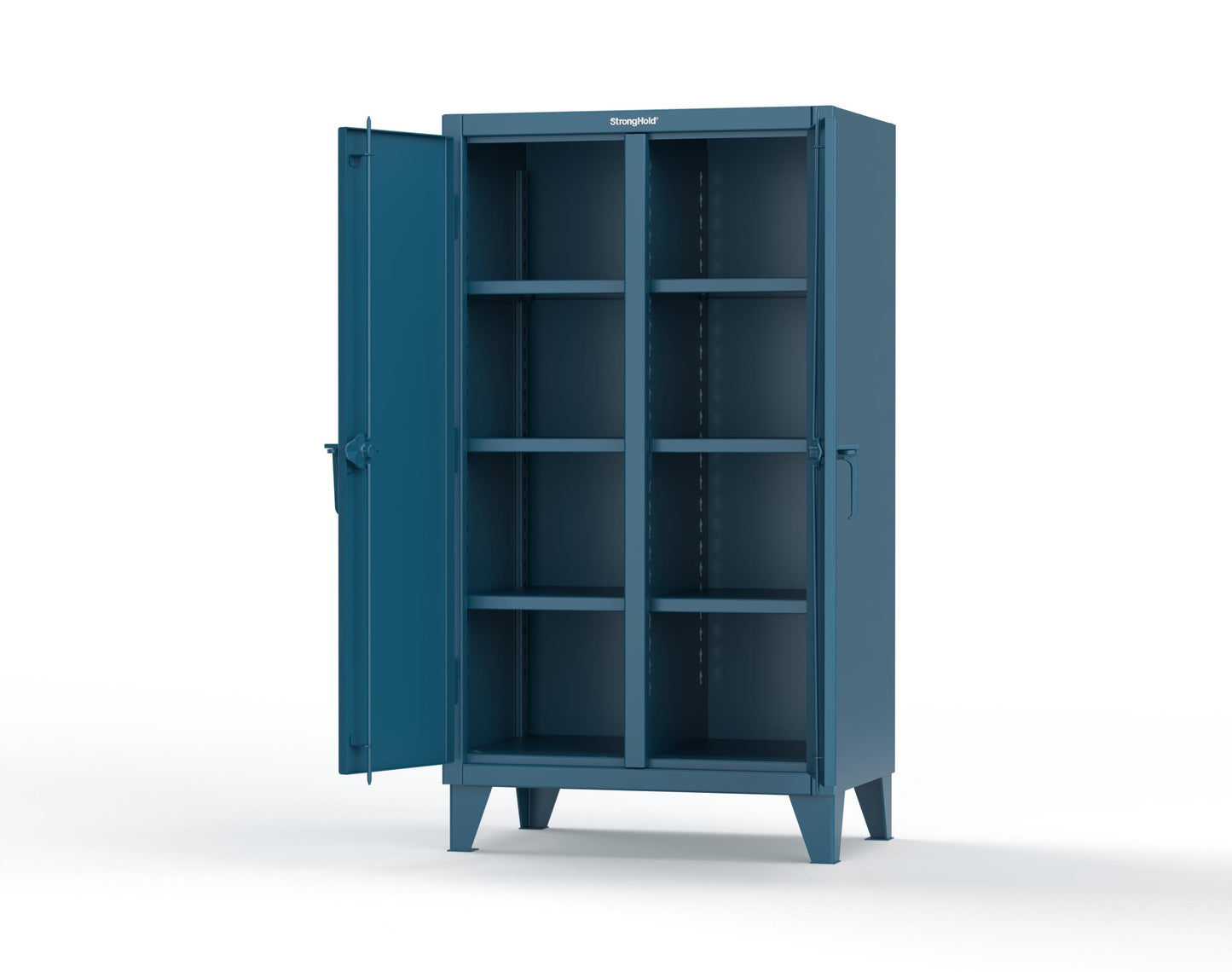 Extreme Duty 12 GA Double Shift Cabinet with 6 Shelves - 36 In. W x 24 In. D x 66 In. H - 35-DS-246-5001