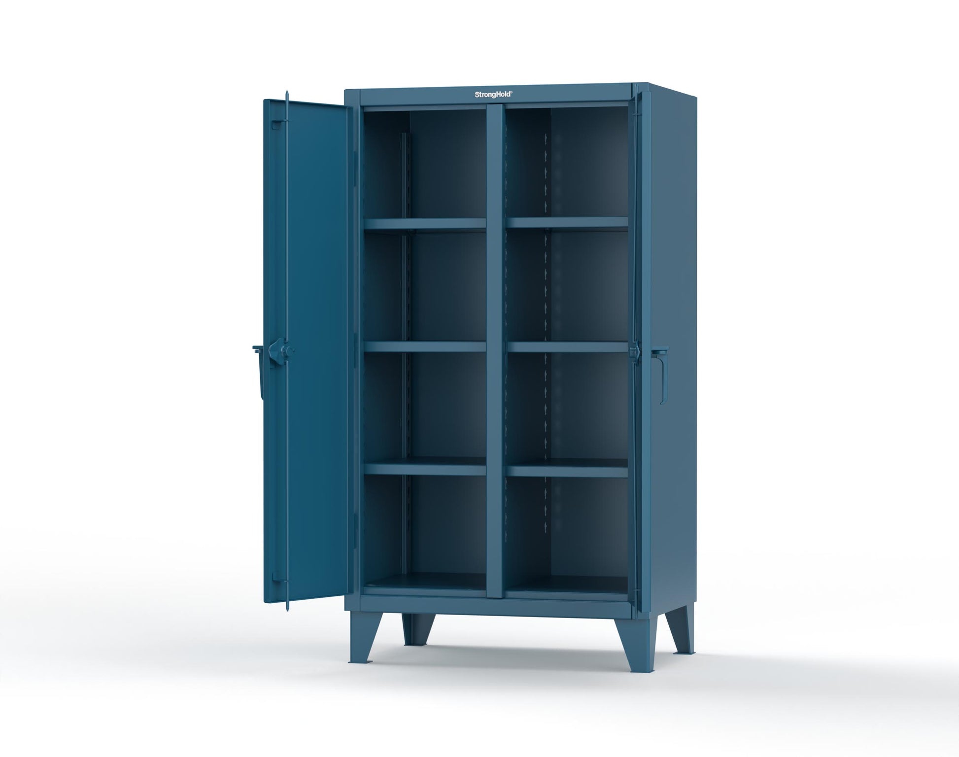 Extreme Duty 12 GA Double Shift Cabinet with 6 Shelves - 36 In. W x 24 In. D x 66 In. H - 35-DS-246-5001