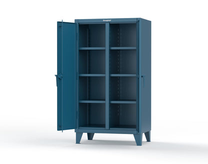 Extreme Duty 12 GA Double Shift Cabinet with 6 Shelves - 36 In. W x 24 In. D x 66 In. H - 35-DS-246-5001