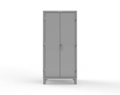 Extreme Duty 12 GA Cabinet with 7 Drawers, 2 Shelves- 36 In. W x 24 In. D x 78 In. H - 36-242-7DB-7037