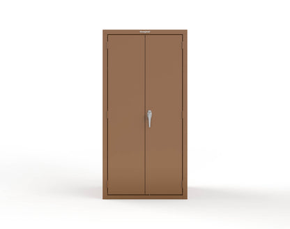 Heavy Duty 18 GA Cabinet with 3 Drawers and 3 Shelves - 36 in. W x 24 in. D x 72 in. H - 36-243-3DB-P-8008