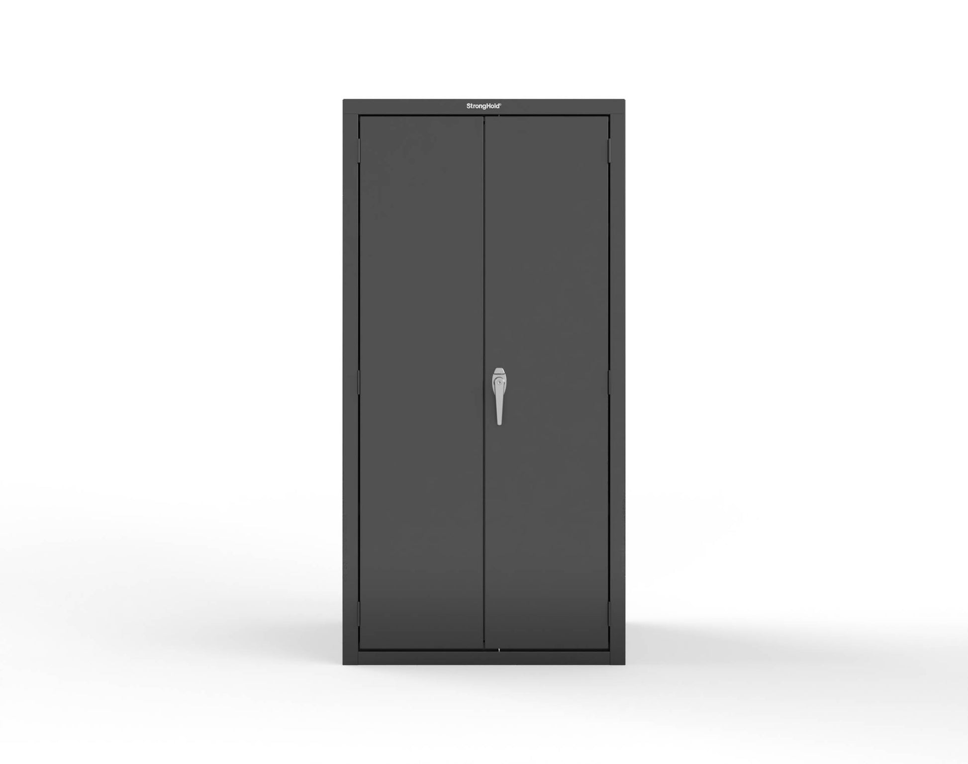 Heavy Duty 18 GA Cabinet with 3 Drawers and 3 Shelves - 36 in. W x 24 in. D x 72 in. H - 36-243-3DB-P-9005