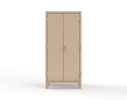 Extreme Duty 12 GA Cabinet with 3 Drawers, 3 Shelves - 36 In. W x 24 In. D x 78 In. H - 36-243-3DB-1019