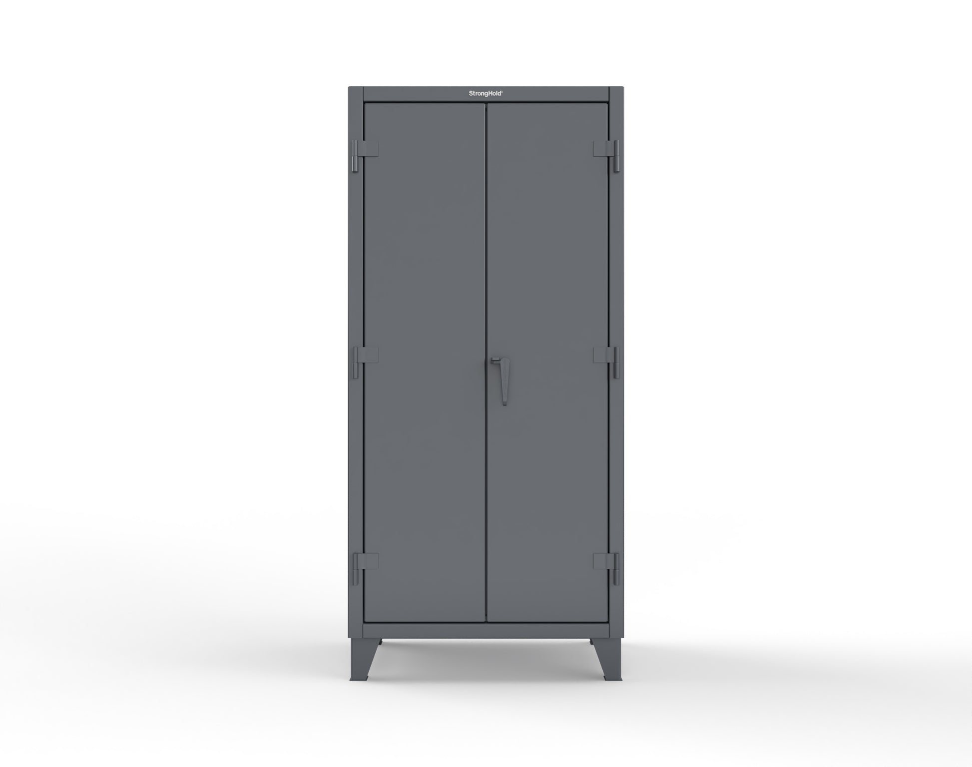 Extreme Duty 12 GA Cabinet with 3 Drawers, 3 Shelves - 36 In. W x 24 In. D x 78 In. H - 36-243-3DB-7024