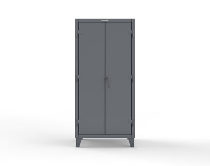 Extreme Duty 12 GA Cabinet with 3 Drawers, 3 Shelves - 36 In. W x 24 In. D x 78 In. H - 36-243-3DB-7024