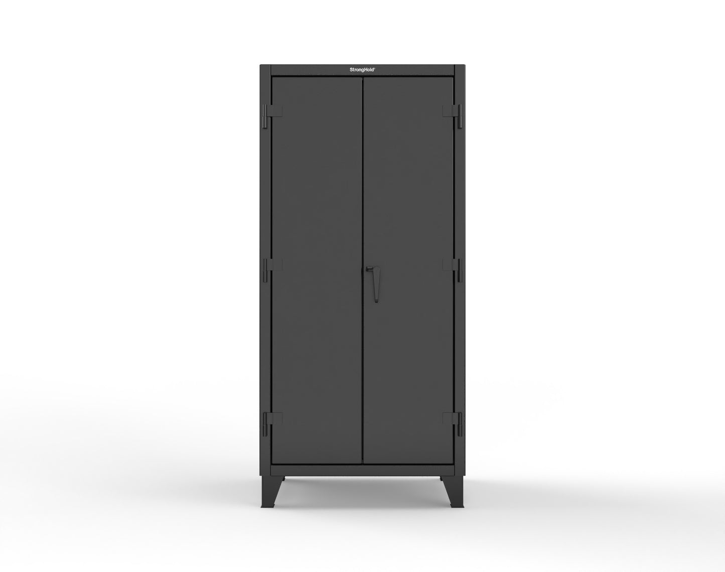 Extreme Duty 12 GA Cabinet with 3 Drawers, 3 Shelves - 36 In. W x 24 In. D x 78 In. H - 36-243-3DB-9005