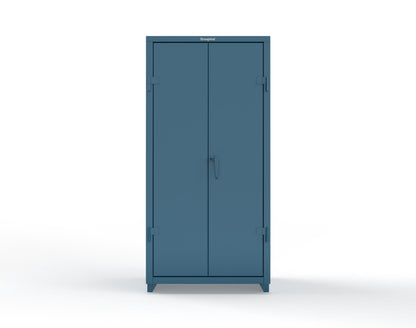 Extra Heavy Duty 14 GA Cabinet with 3 Shelves; 36 In. W x 24 In. D x 75 In. H - 36-243-L-5001