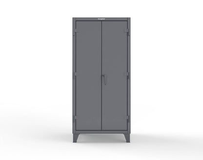 Extreme Duty 12 GA Cabinet with 3 Drawers, 4 Shelves - 36 In. W x 24 In. D x 78 In. H - 36-244-3DB-7024