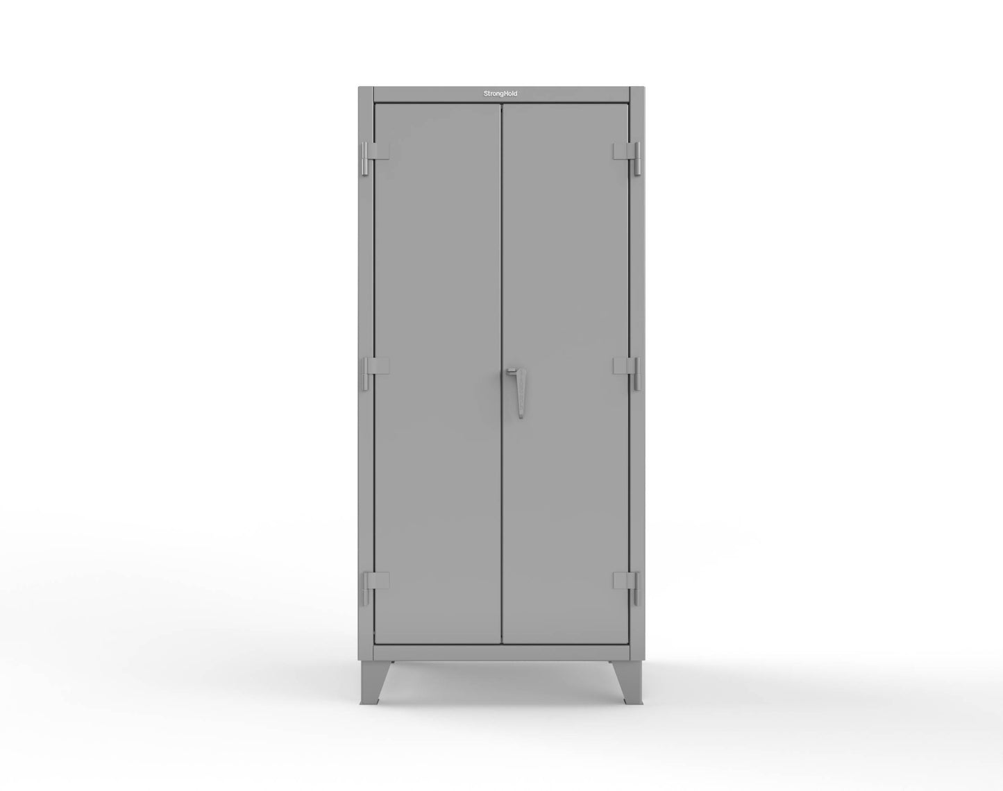 Extreme Duty 12 GA Cabinet with 3 Drawers, 4 Shelves - 36 In. W x 24 In. D x 78 In. H - 36-244-3DB-7037